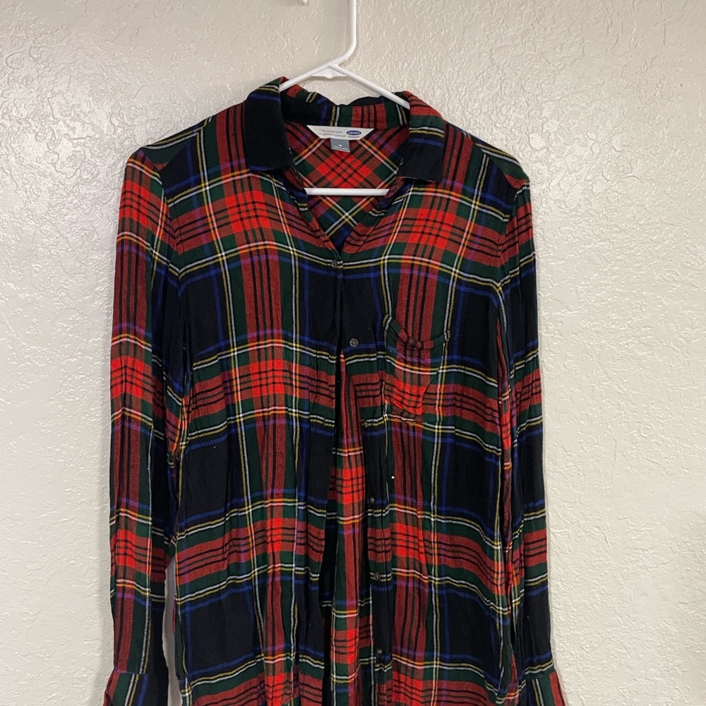 Old navy plaid button up